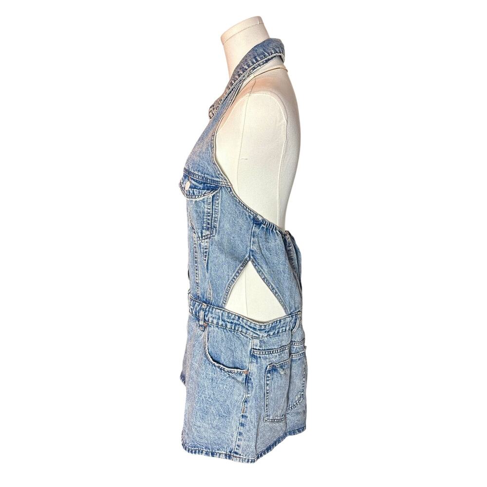 NWT Signature 8 Halter Style Jean Dress - Women's Large - Picture 2 of 10